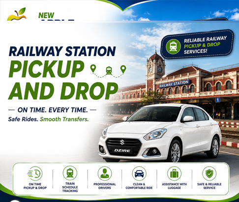 Railway station pickup and drop